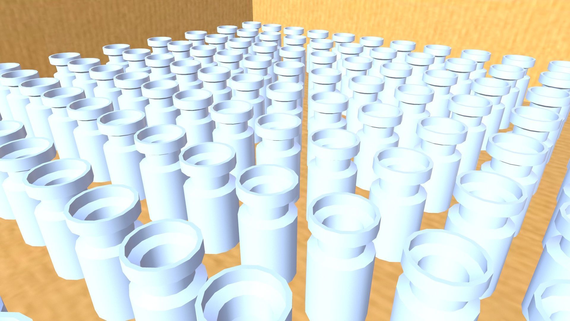 Carton and Vial Bottles Low-poly 3D model_6