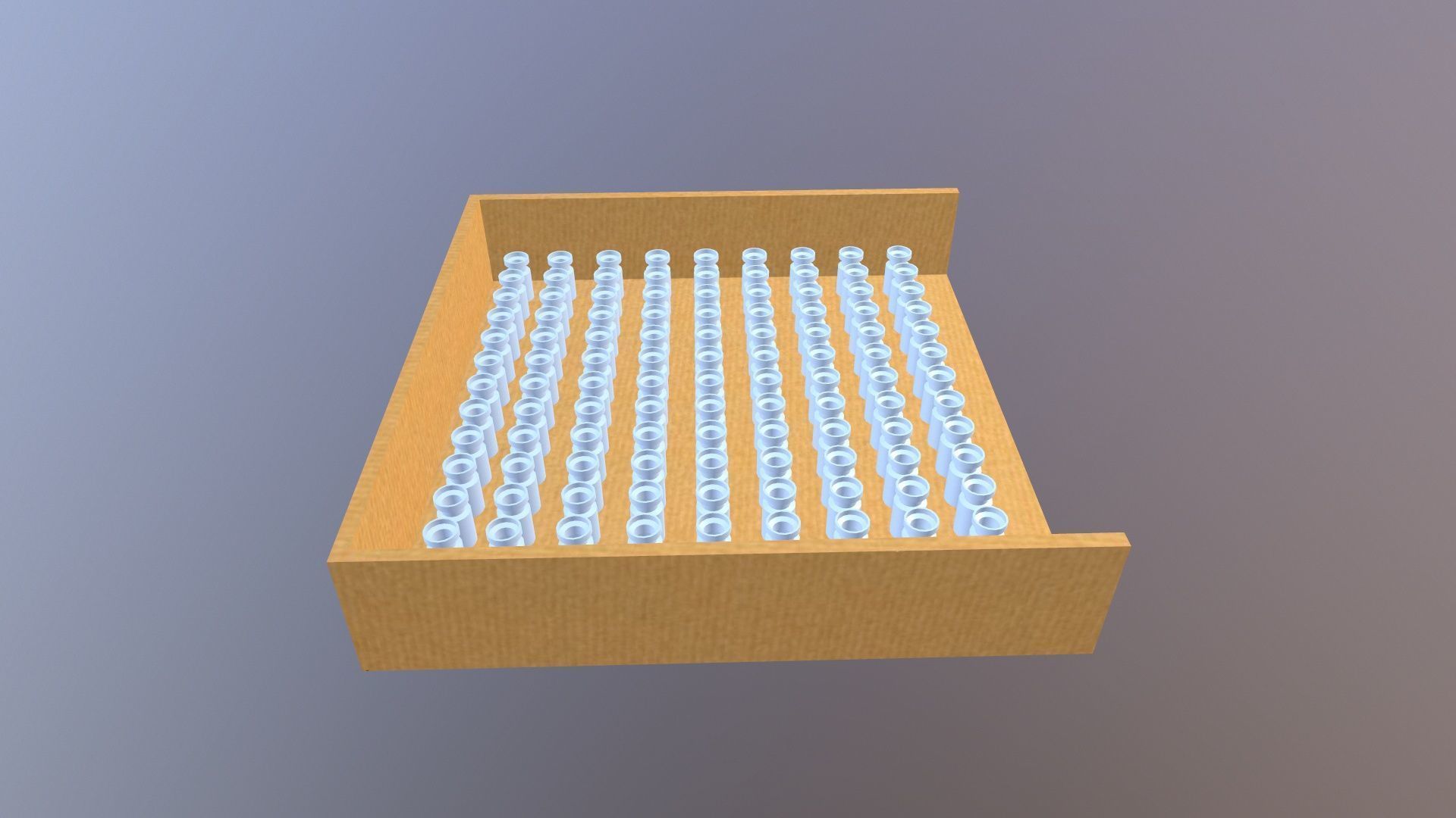 Carton and Vial Bottles Low-poly 3D model_3