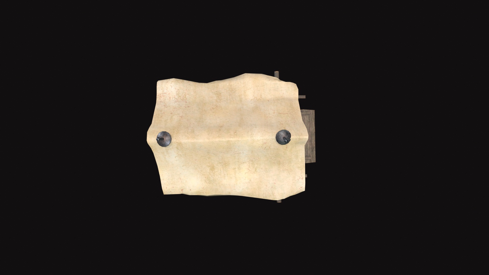 Medieval Cart V04 Low-poly 3D model_8