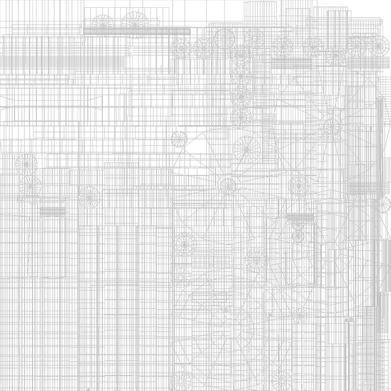 Medieval Cart V04 Low-poly 3D model_11