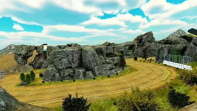 Race Track Mountain Valley Environment