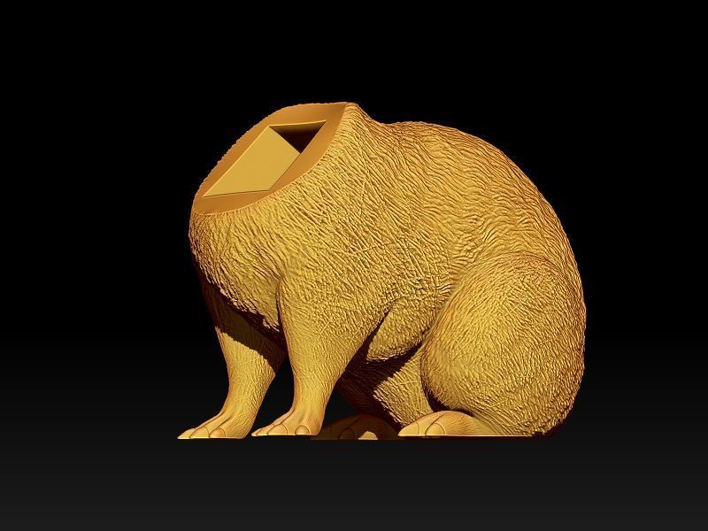 Kawaii Capybara 3D print model_6