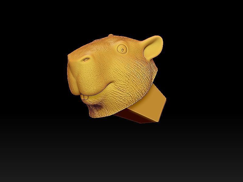 Kawaii Capybara 3D print model_8