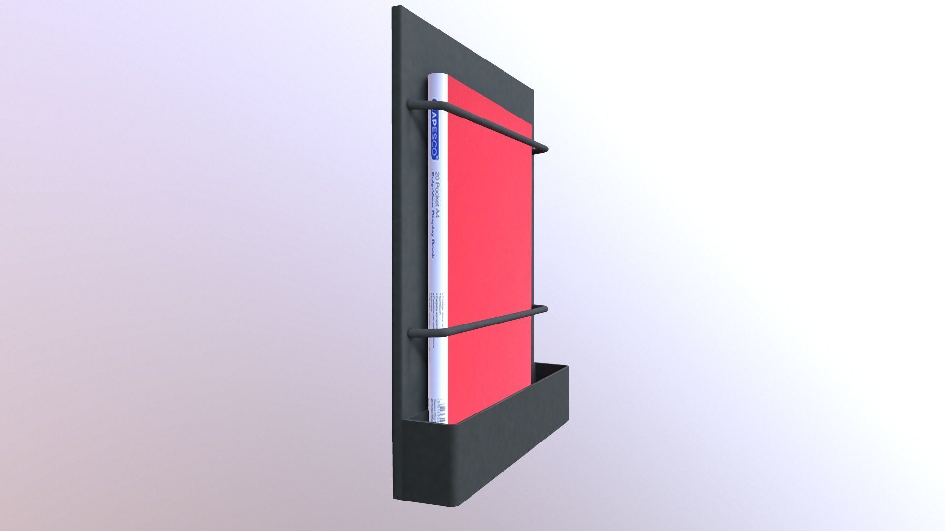 Office Decor Set FIle Low-poly 3D model_4