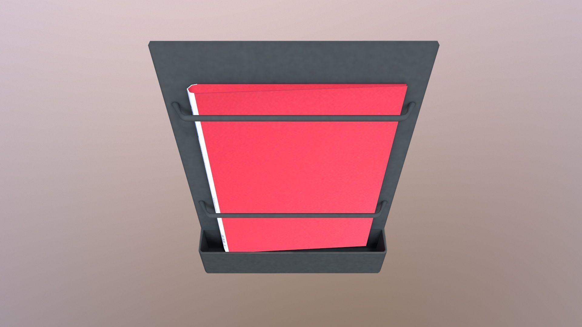 Office Decor Set FIle Low-poly 3D model_5