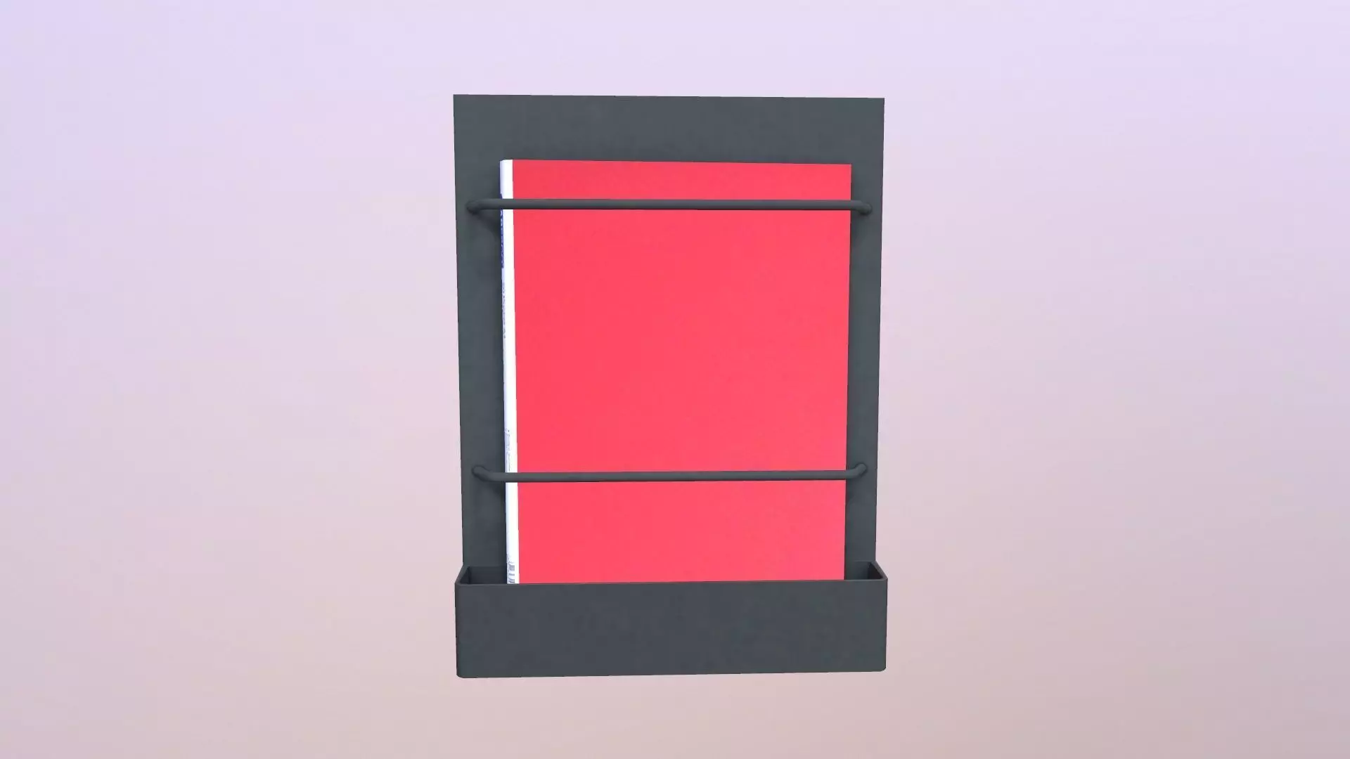 Office Decor Set FIle Low-poly 3D model_0