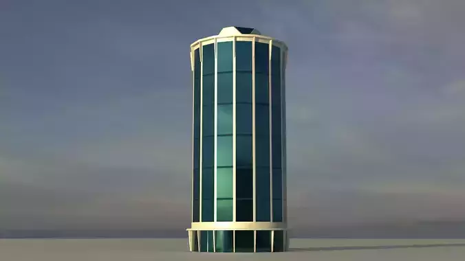 Futuristic City Building 4