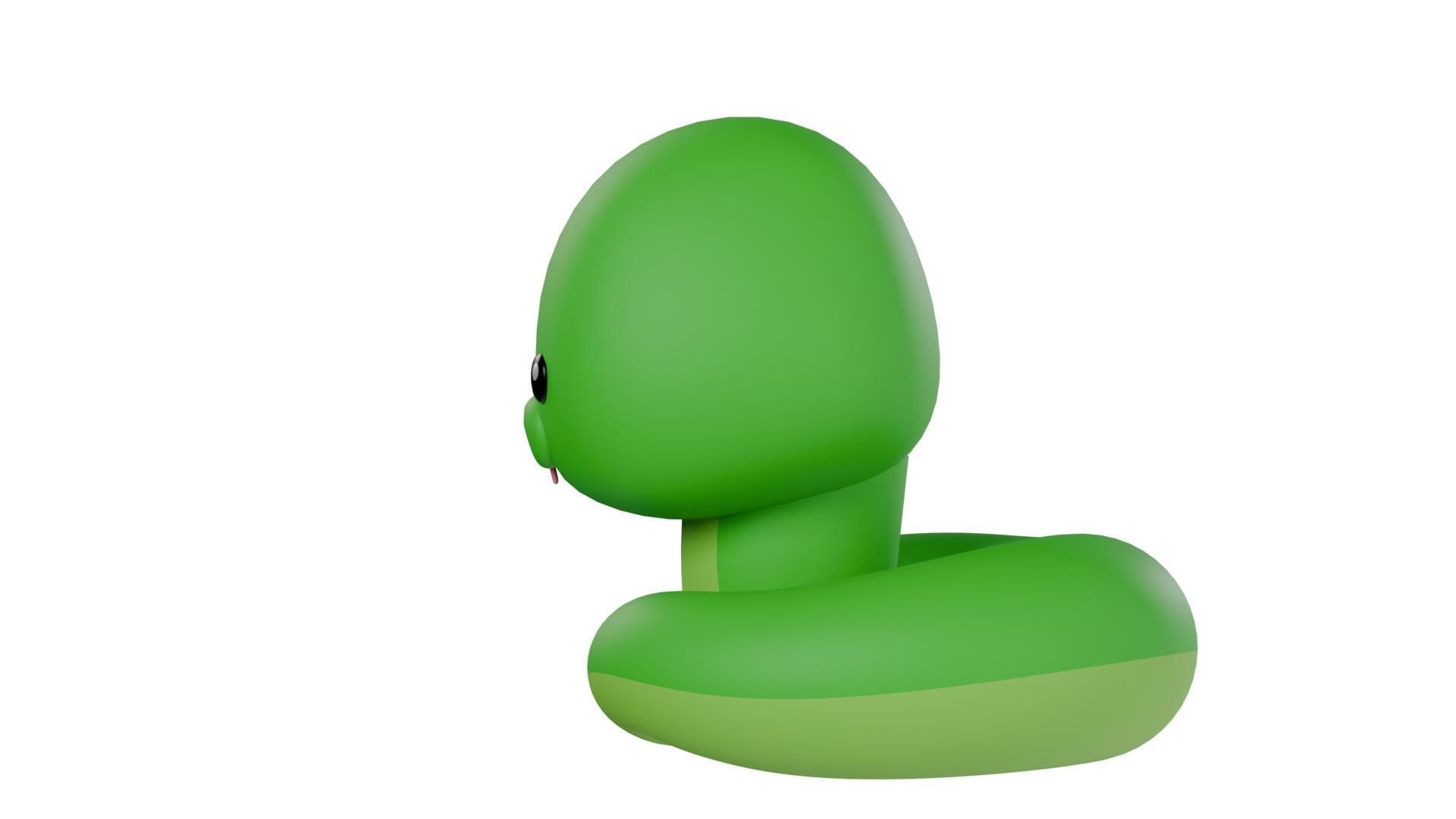 Chinese Zodiac Year of the Snake Sitting Pose 3D print model_5