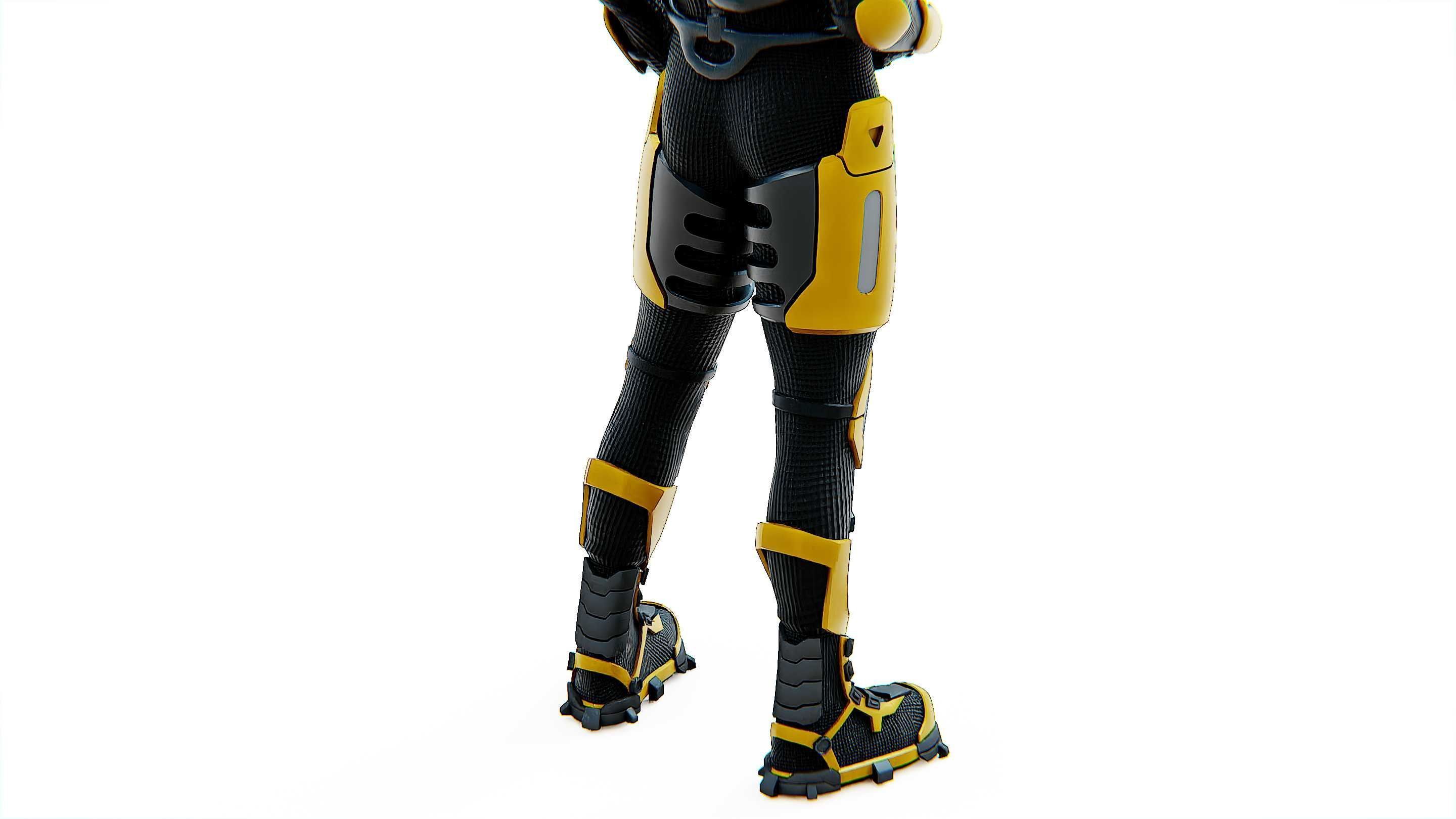 MECHA SOLDIER-G Rigged for Unreal Engine - Unity - MIXAMO 3D model_29