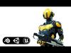 MECHA SOLDIER-G Rigged for Unreal Engine - Unity - MIXAMO  3D model_1