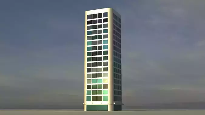 Futuristic City Building 5