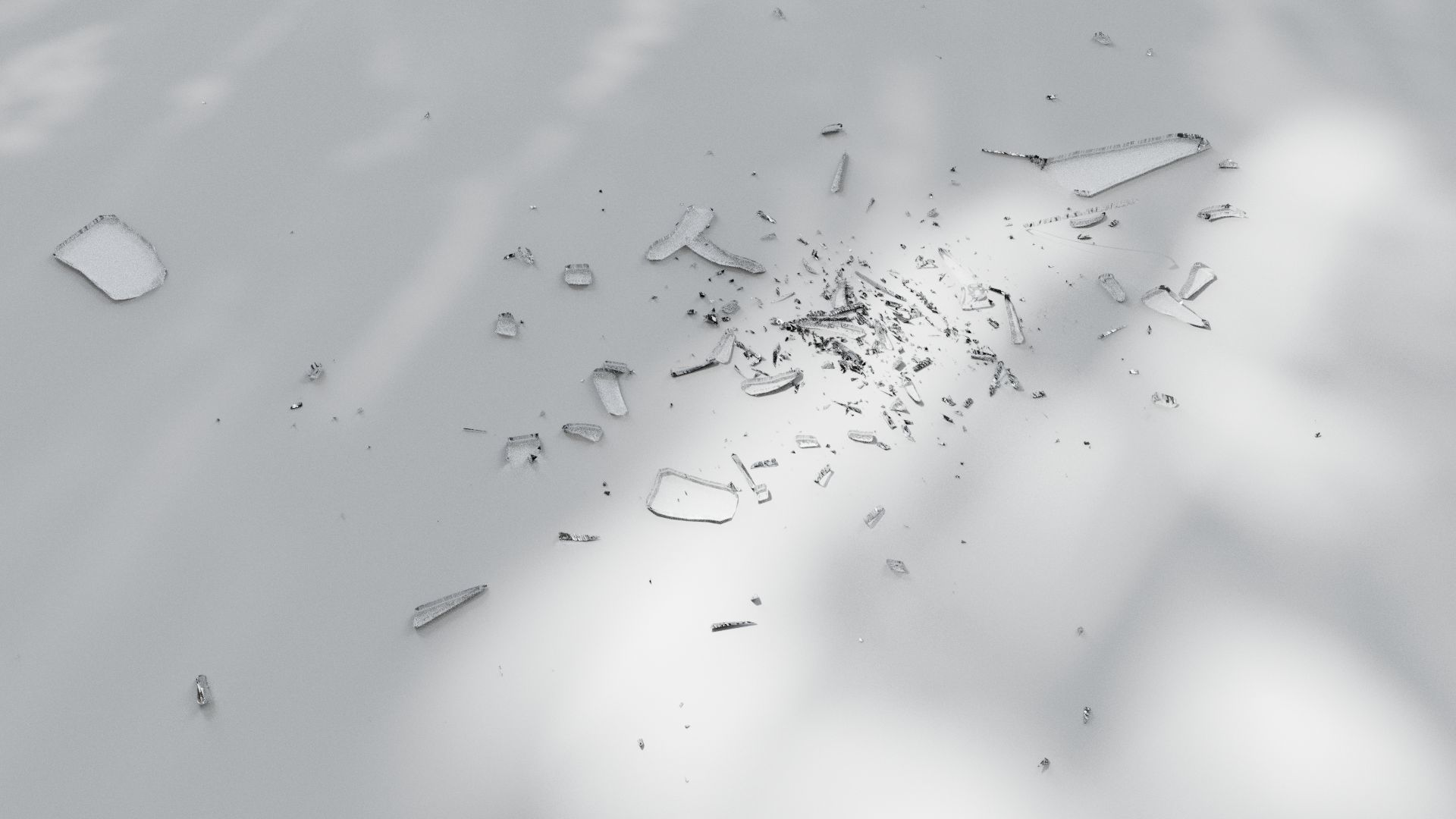 Animated ABC Broken Windows And Mirrors Glass 3D Models 3D model_6