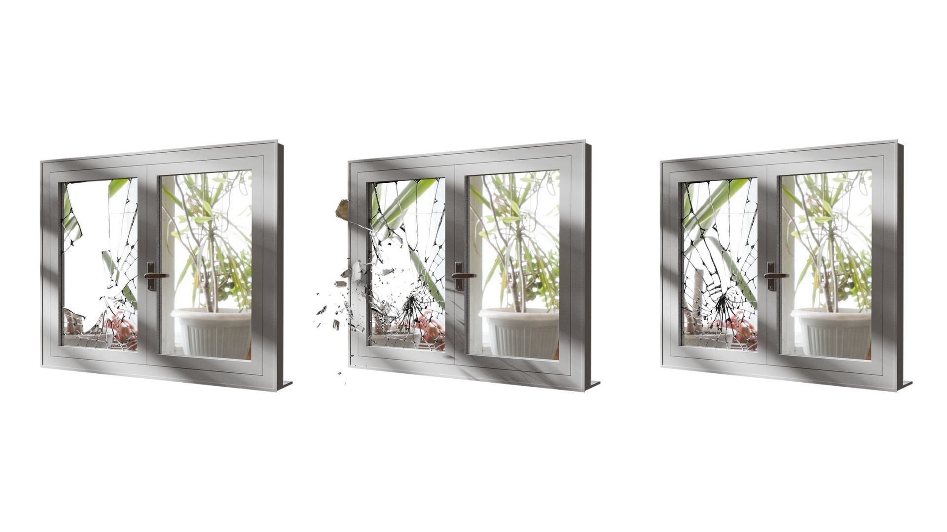 Animated ABC Broken Windows And Mirrors Glass 3D Models 3D model_3