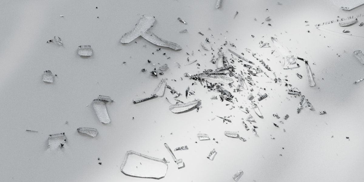 Animated ABC Broken Windows And Mirrors Glass 3D Models 3D model_5