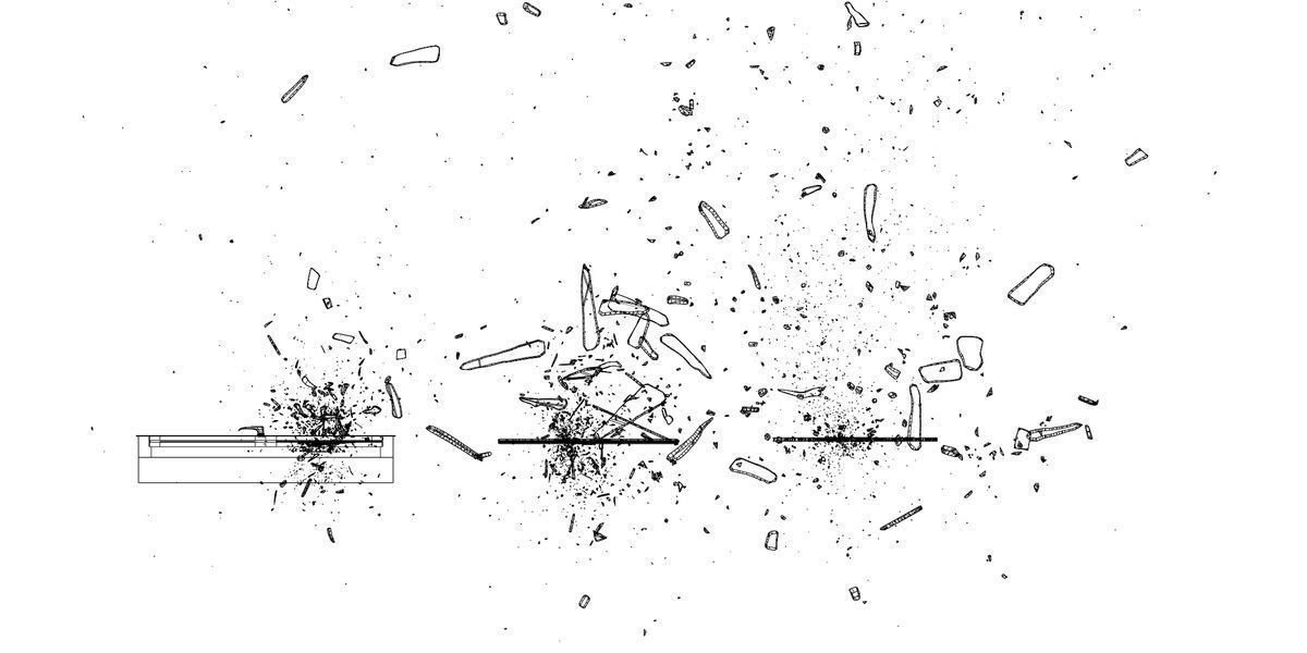 Animated ABC Broken Windows And Mirrors Glass 3D Models 3D model_8