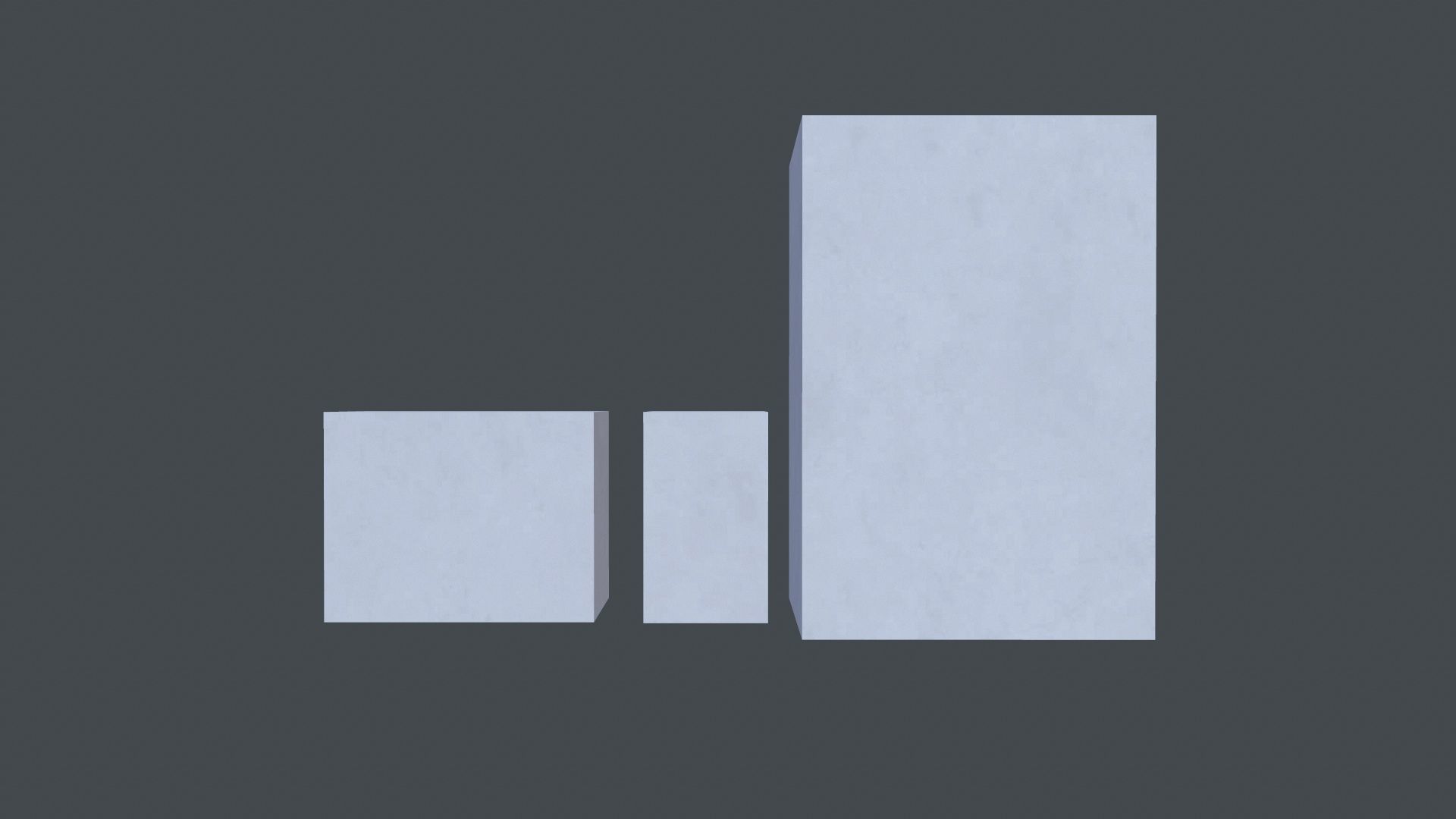 Cabinets Low-poly 3D model_7