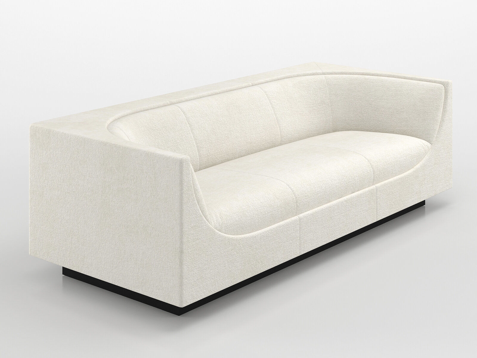Cubo 3 Seater Sofa 3D model_2