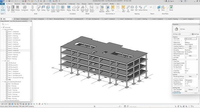Restaurant Design 3D model 4