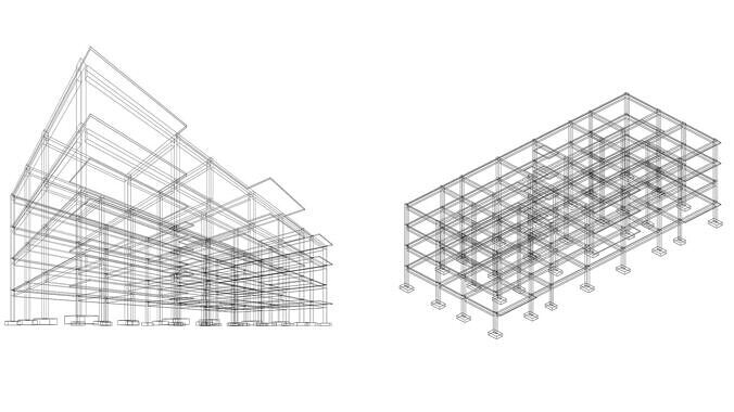 Restaurant Design 3D model 6