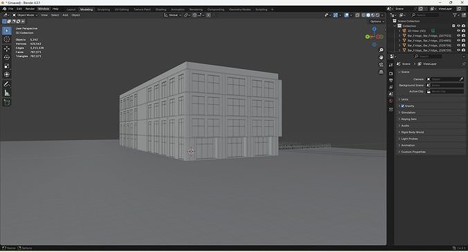 Restaurant Design 3D model 5