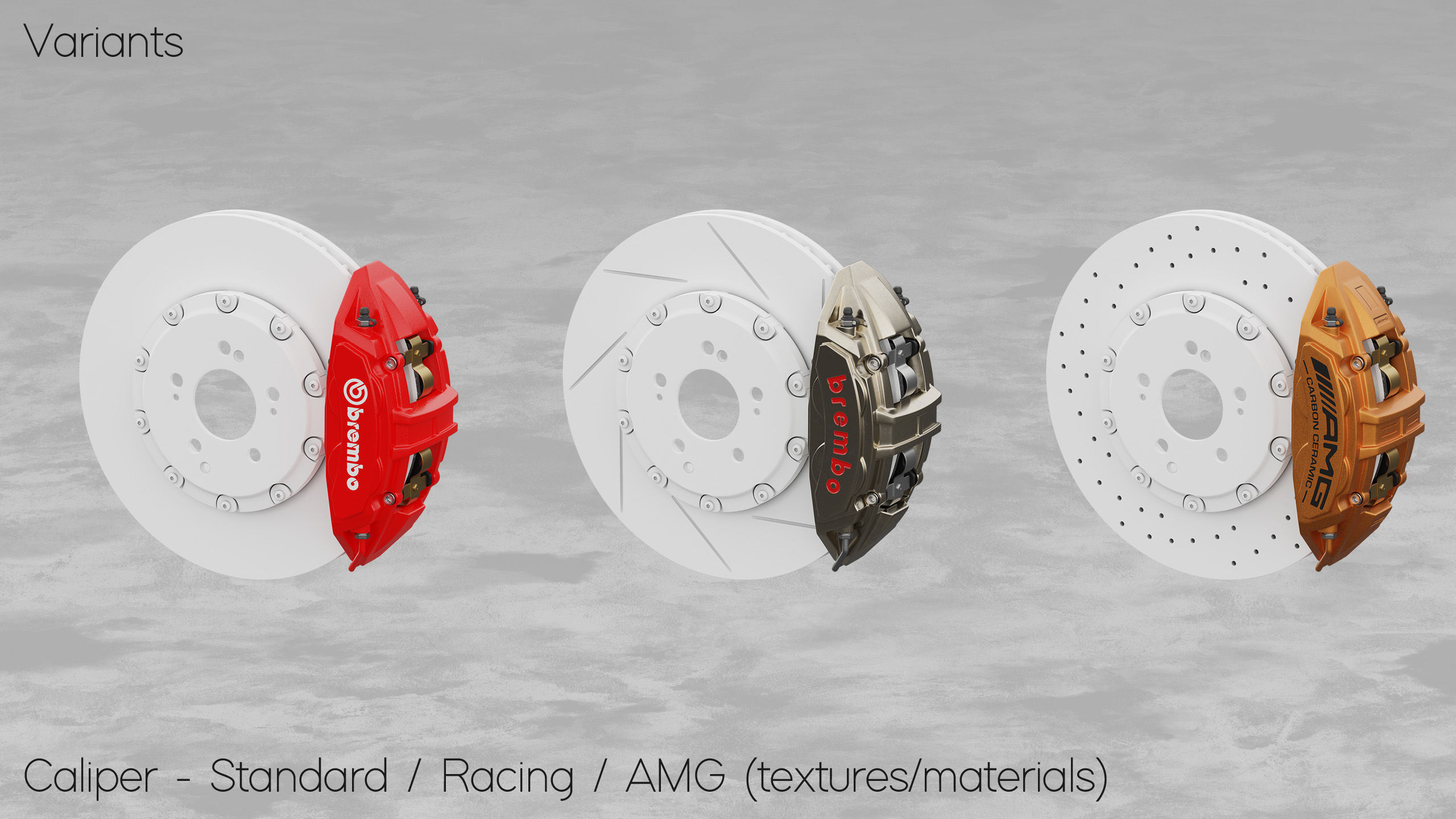Brembo 360x32 4 Piston Brake 3D Model 3D model_1