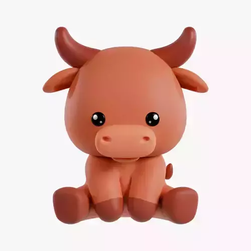 Chinese Zodiac Year of the Ox Sitting Pose