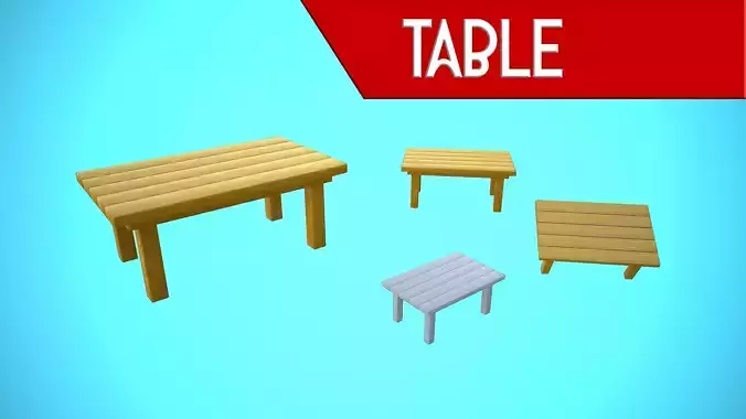 TABLE CARTOON STYLIZED