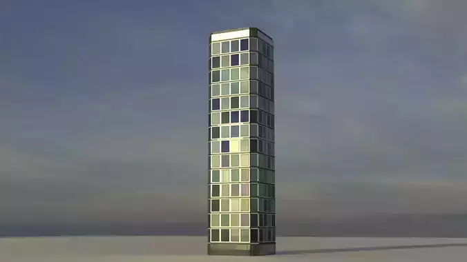 Futuristic City Building 6