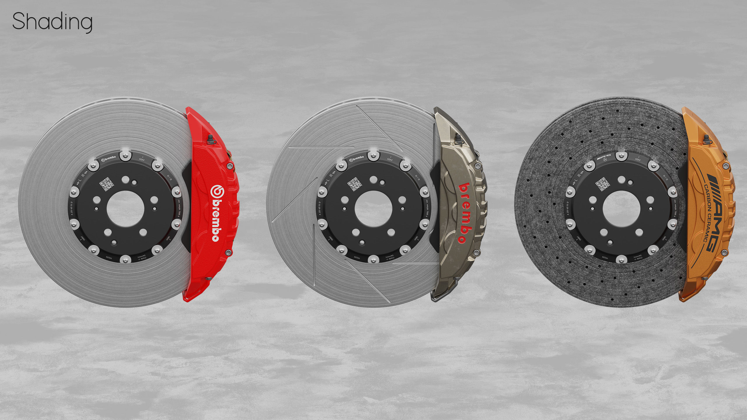 Brembo 402x39 6 Piston Brake 3D Model 3D model_7