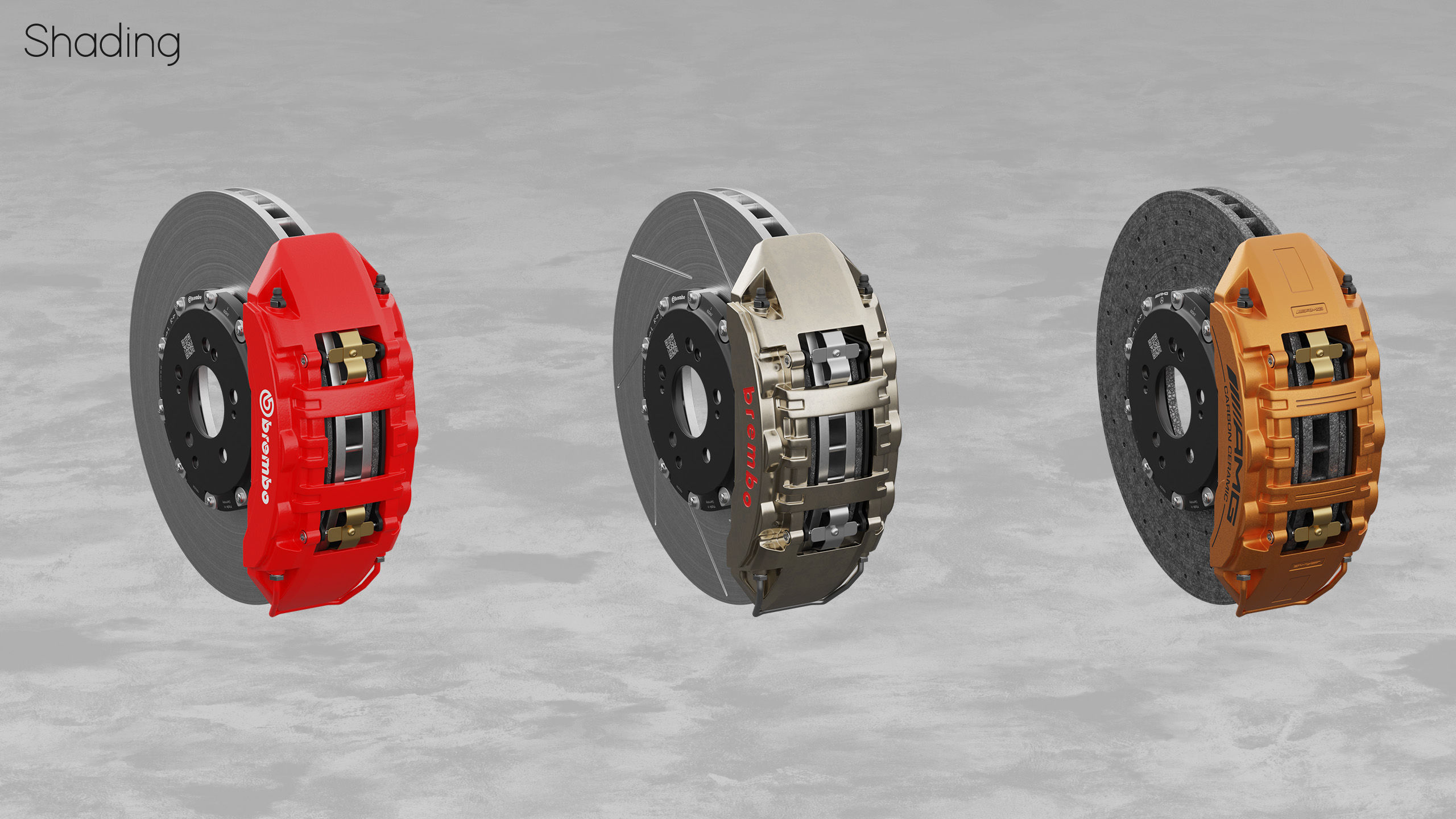 Brembo 402x39 6 Piston Brake 3D Model 3D model_8