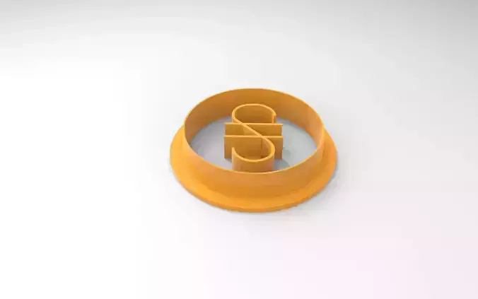 Cookie Cutter Hryvnia Ukraine 3D print model