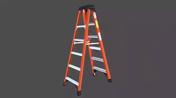 Ladder Low-poly 3D model