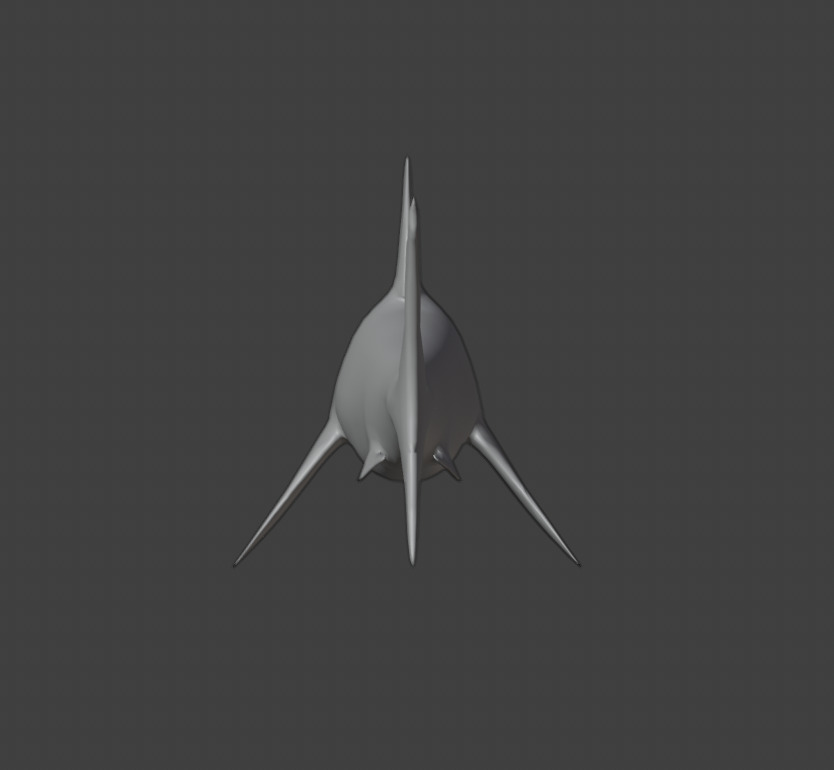 Shark Animated and Rigged Low-poly 3D model_4