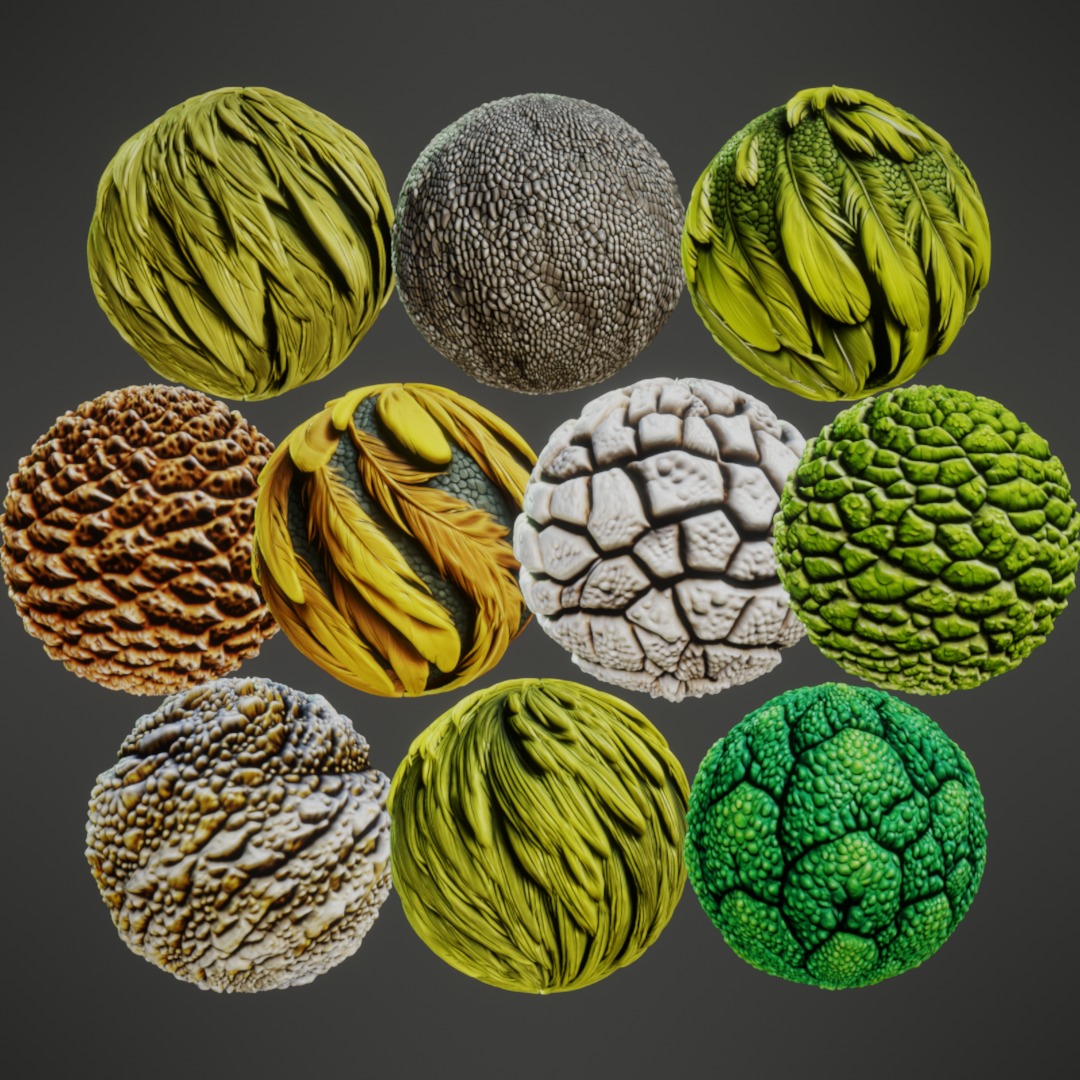 Dinosaur Skin Textures Bundle Texture_5