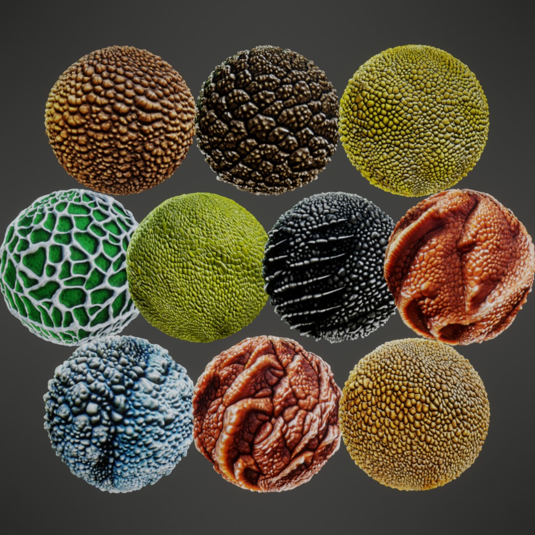 Dinosaur Skin Textures Bundle Texture_1