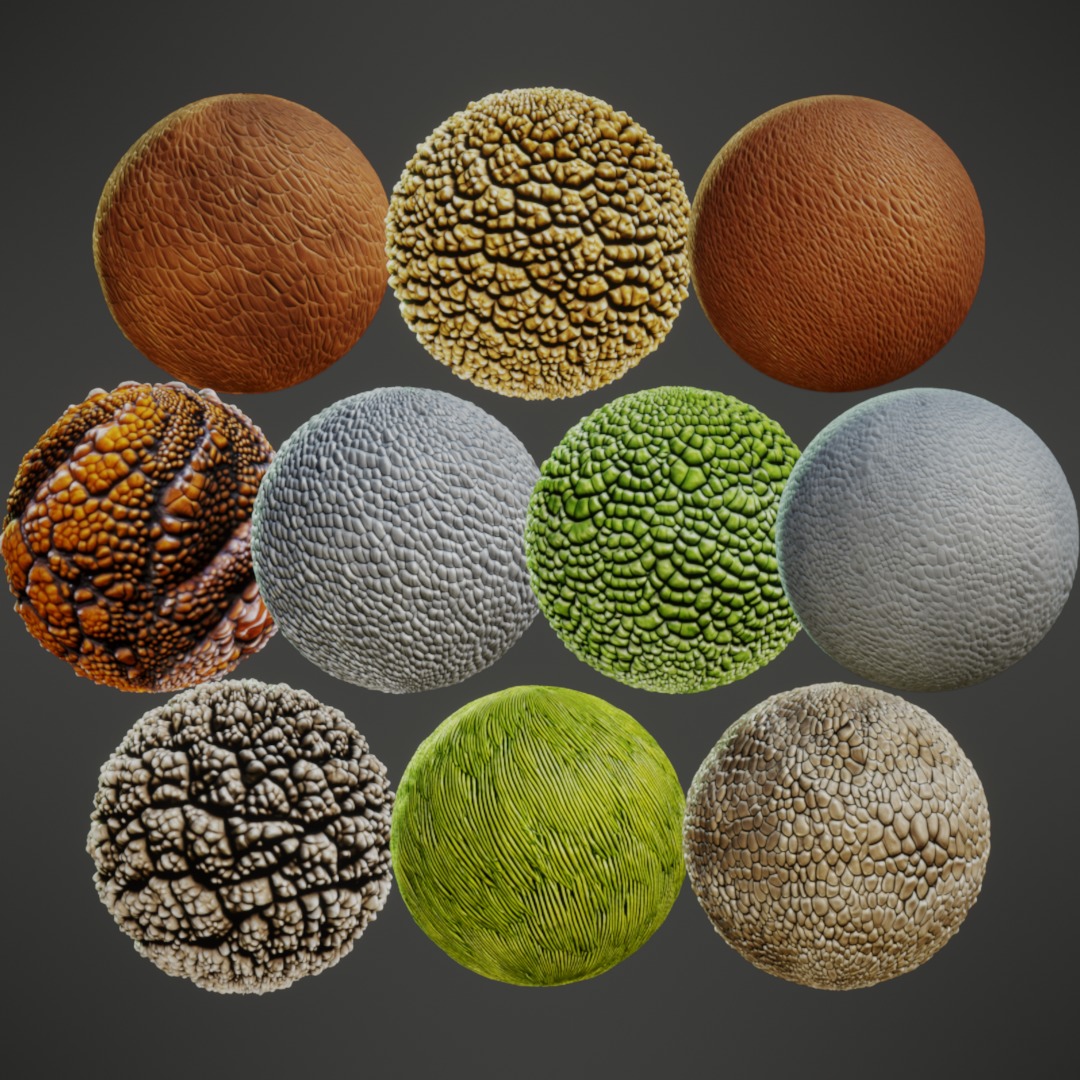 Dinosaur Skin Textures Bundle Texture_4