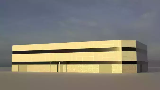 Futuristic City Building 12