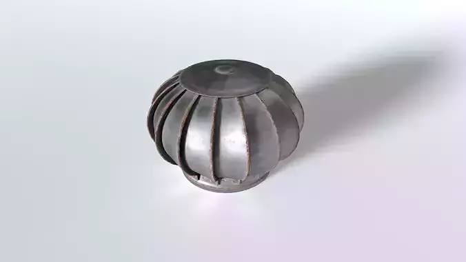 Rusty Roof Wind Turbine