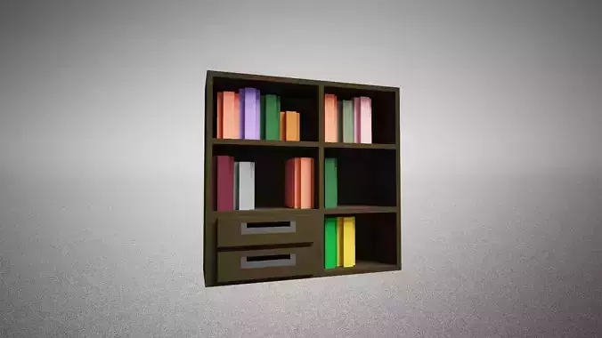 Bookcase Voxel