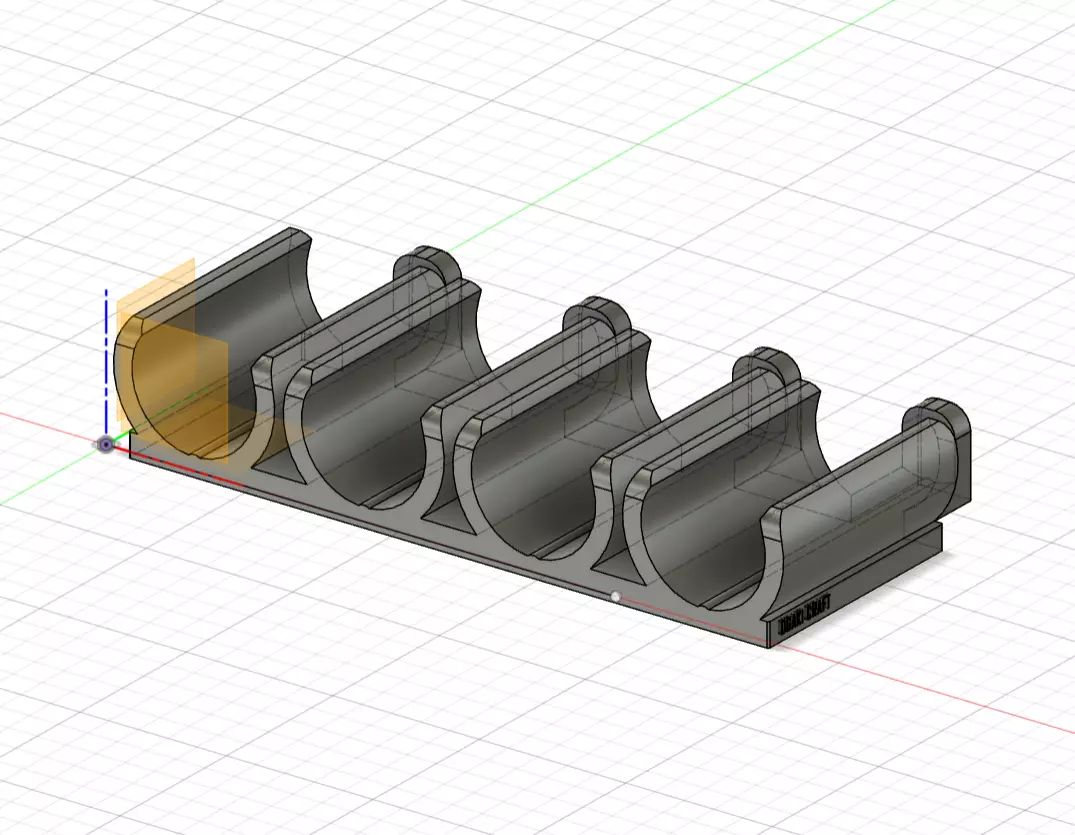 4-rounded shotgun shell holder for airsoft gun 3D print model_0