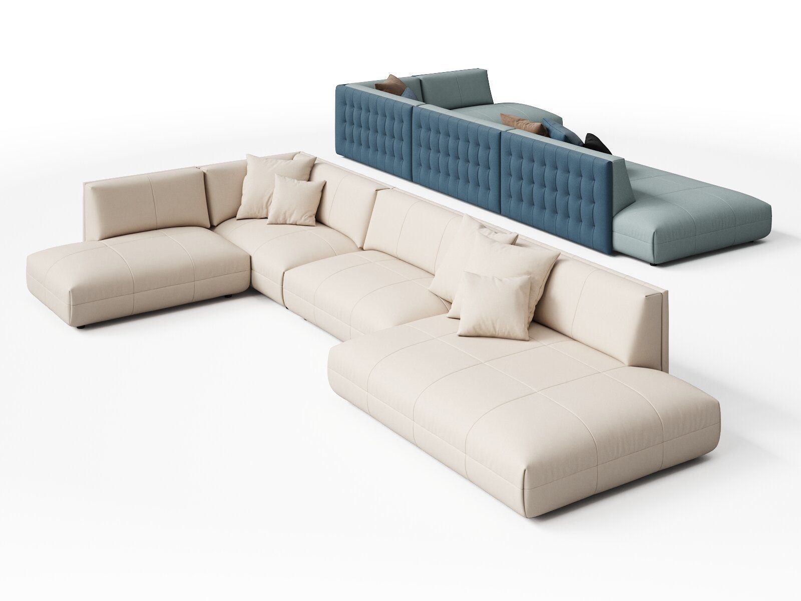 DS 1030 Sofa C03 3D model_1