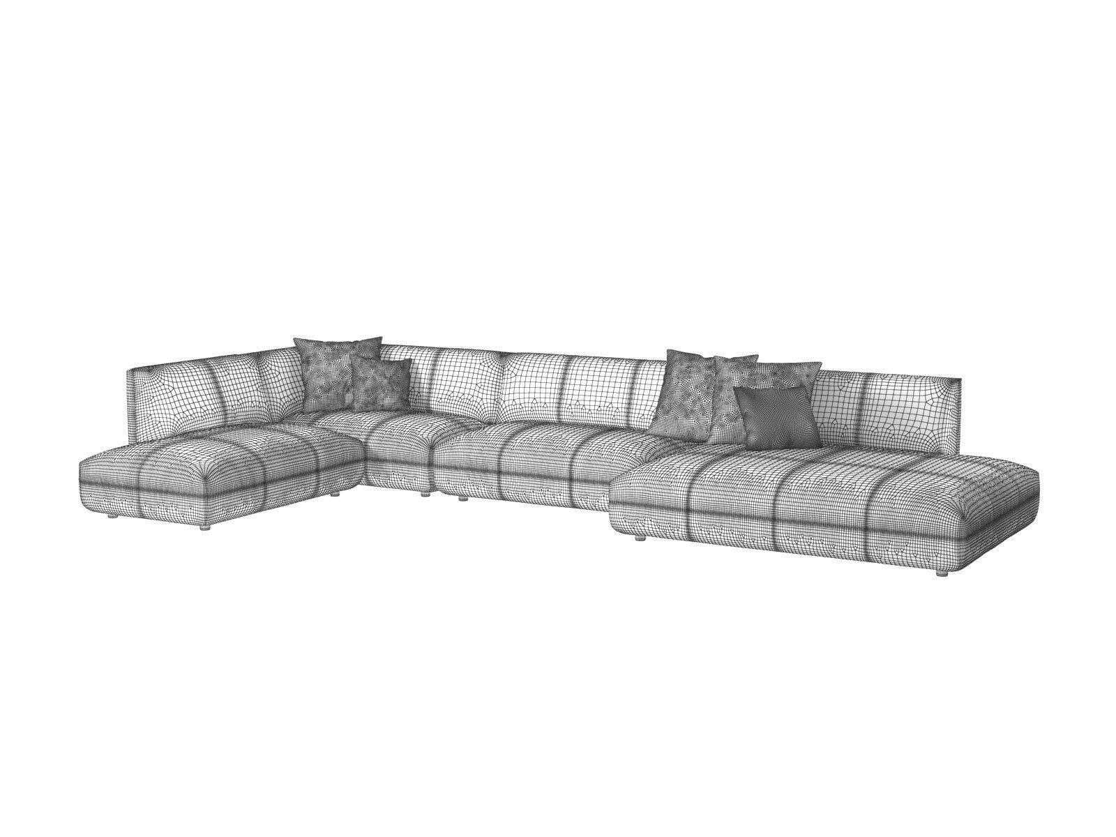 DS 1030 Sofa C03 3D model_3