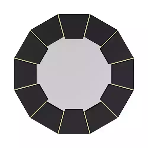 King Black Navado Mirror Art