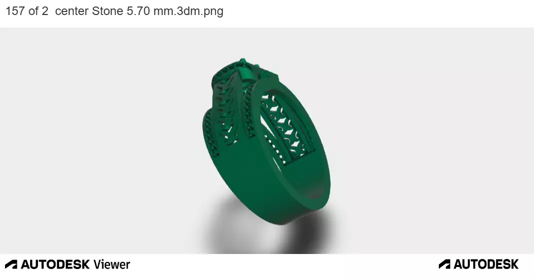WOMEN RING CENTER ROUND STONE WITH SMALE SHOULDER STONES 3D print model