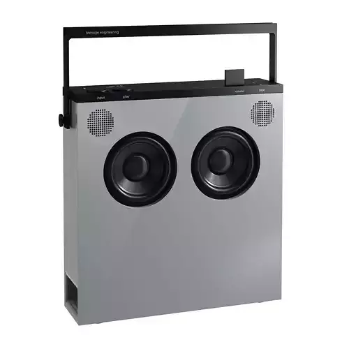 OB-4 Bluetooth Loudspeaker Gray by Teenage Engineering