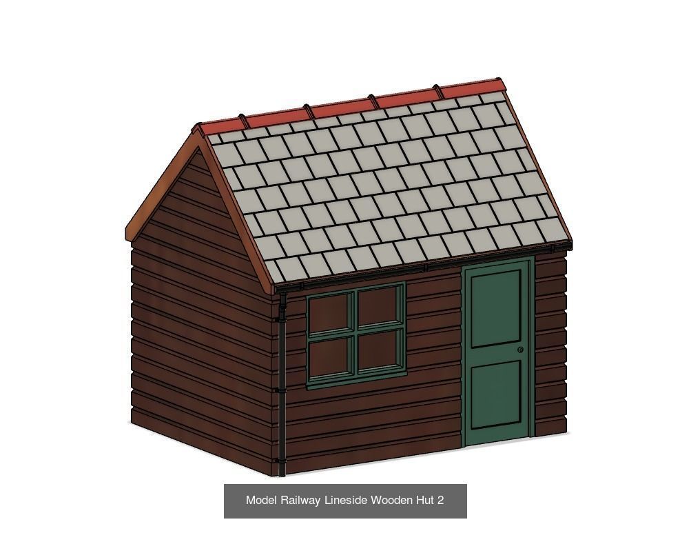 Model Railway Lineside Buildings 3D Model Collection_7