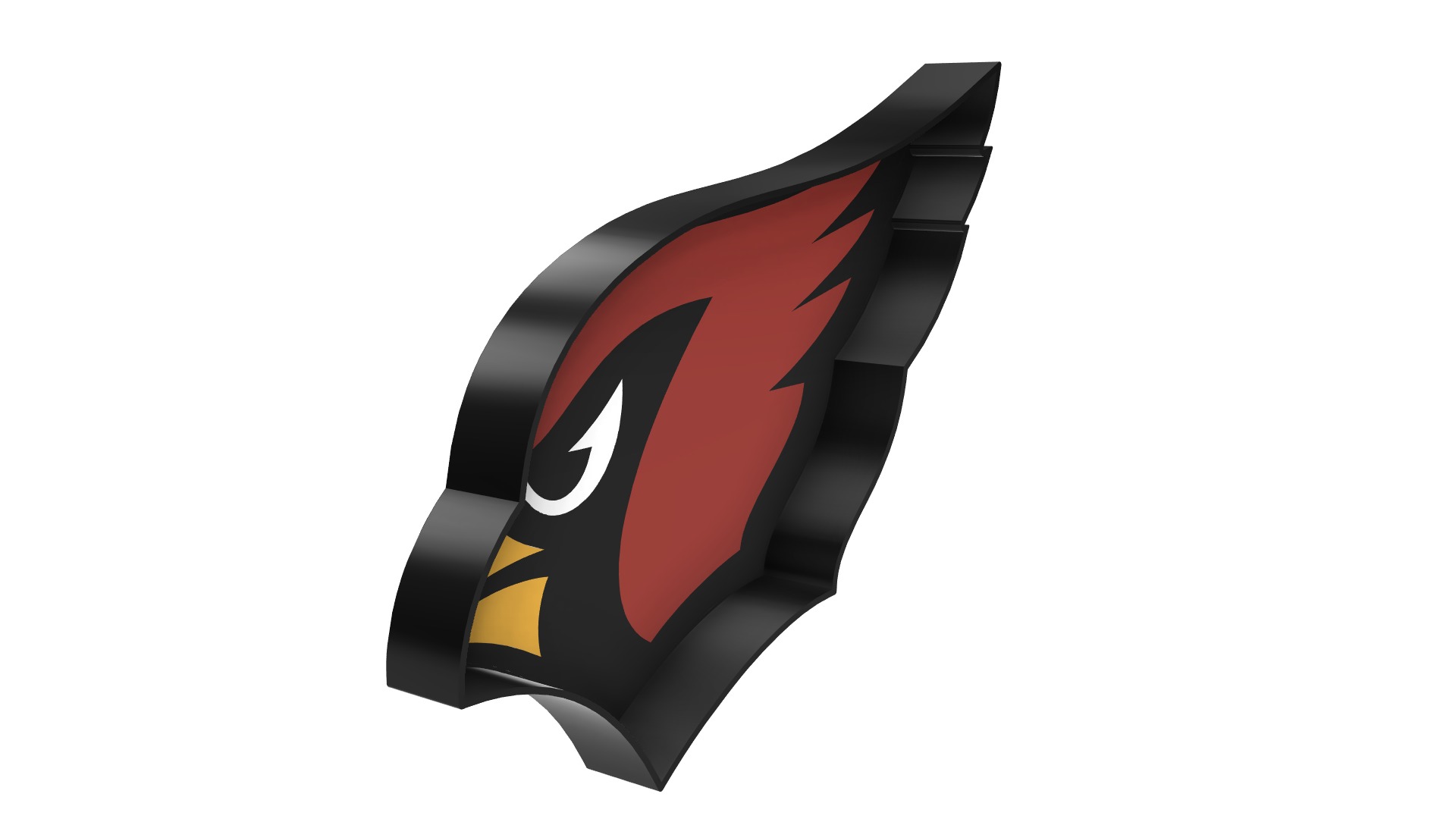 Arizona Cardinals Light Box  3D print model_2