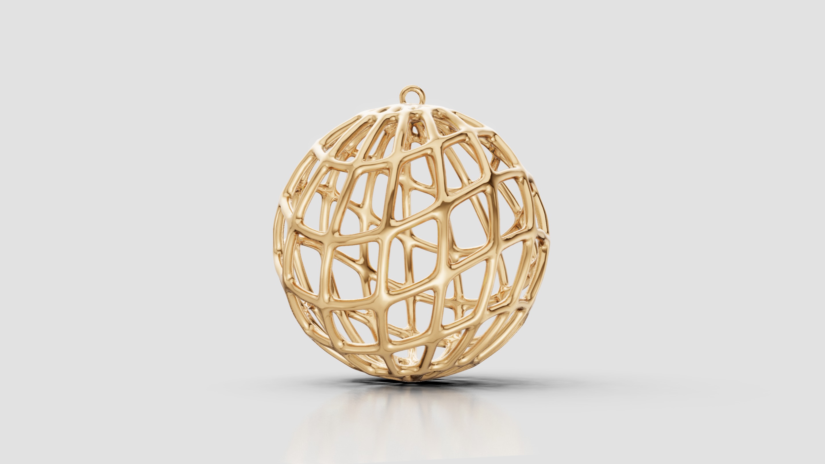 Christmas Ornament Ball 3D print model_3