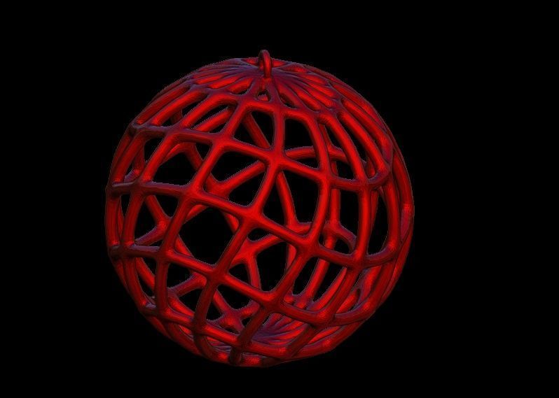 Christmas Ornament Ball 3D print model_8