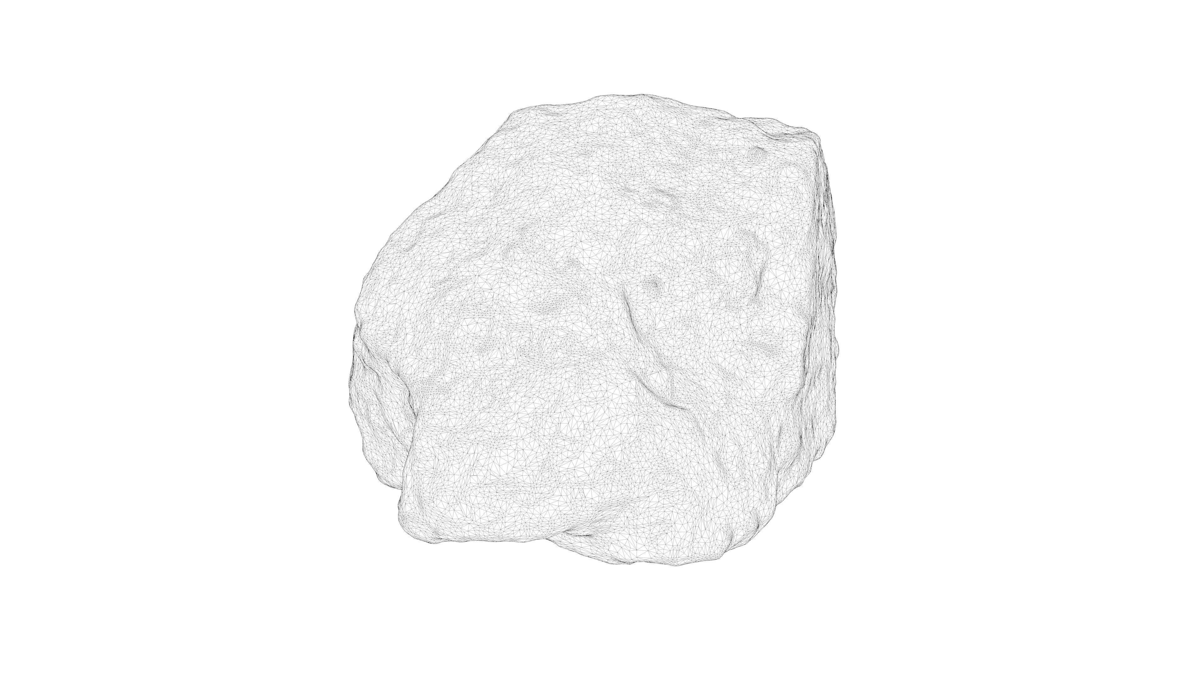 Photorealistic 3D scan of rock stone Low-poly 3D model_20